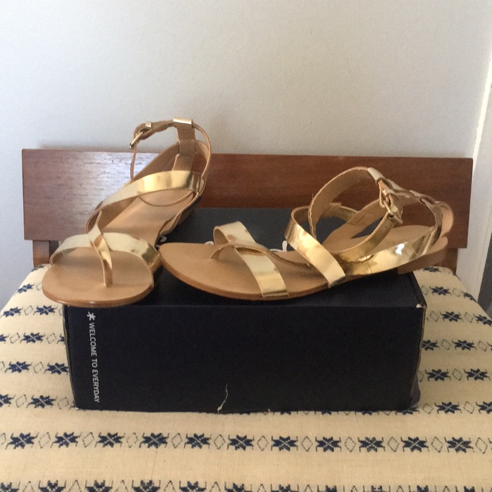 Splendid gold sandals